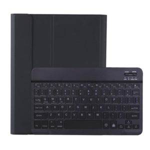 C-098B Candy Color Skin Feel Texture Bluetooth Keyboard Leather Case with Pen Holder For iPad Air 4 10.9 2020 / Air 5 10.9 2022 (Black) (OEM)