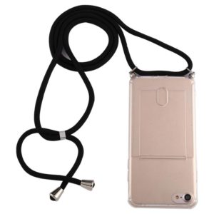 For iPhone 6s / 6 Transparent TPU Protective Case with Lanyard & Card Slot(Transparent) (OEM)