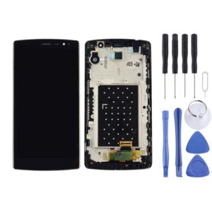 LCD Screen and Digitizer Full Assembly with Frame for LG G4 Beat / G4 Mini(Black) (OEM)