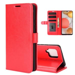 For Samsung Galaxy A42 5G R64 Texture Single Horizontal Flip Protective Case with Holder & Card Slots & Wallet& Photo Frame(Red) (OEM)