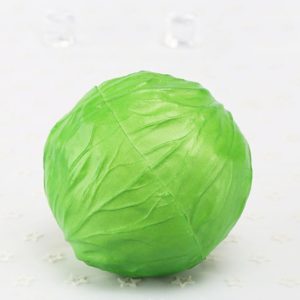 PU Simulation Vegetable Cabbage Model Photography Props Window Display Furnishings Hotel Home Decoration(Green) (OEM)