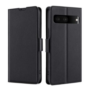 For Google Pixel 7 5G Ultra-thin Voltage Side Buckle Leather Phone Case(Black) (OEM)