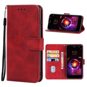 Leather Phone Case For LG X5 (2018)(Red) (OEM)