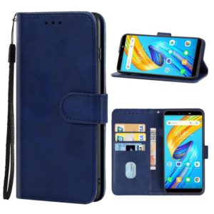 For Tecno Spark 2 Leather Phone Case(Blue) (OEM)