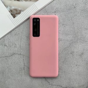 For Huawei Nova 7 Pro Shockproof Frosted TPU Protective Case(Pink) (OEM)