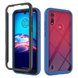 For Motorola Moto E6s (2020) Starry Sky Solid Color Series Shockproof PC + TPU Protective Case(Royal Blue) (OEM)