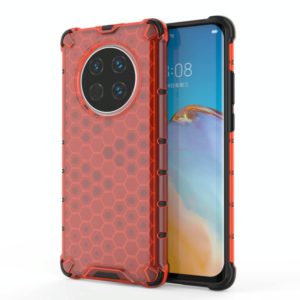 For Huawei Mate 40 Shockproof Honeycomb PC + TPU Protective Case(Red) (OEM)