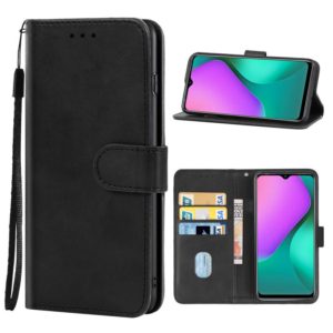 Leather Phone Case For Infinix Smart 5 (India)(Black) (OEM)