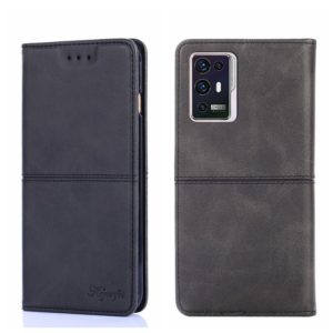 For ZTE Axon 30 Pro Cow Texture Magnetic Horizontal Flip Leather Phone Case(Black) (OEM)
