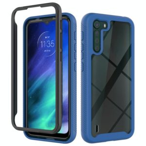 For Motorola Moto One Fusion Starry Sky Solid Color Series Shockproof PC + TPU Protective Case(Royal Blue) (OEM)
