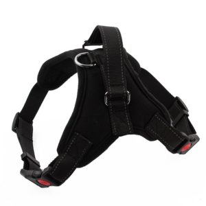K9 Dog Adjustable Chest Strap, Size: XL(Black) (OEM)