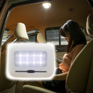 Car Interior Wireless Intelligent Electronic Products Car Reading Lighting Ceiling Lamp LED Night Light, Light Color:White Light(White) (OEM)
