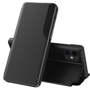 For iPhone 12 / 12 Pro Attraction Flip Holder Leather Phone Case(Black) (OEM)