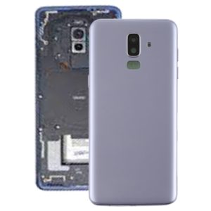 For Galaxy J8 (2018), J810F/DS, J810Y/DS, J810G/DS Back Cover with Side Keys & Camera Lens (Grey) (OEM)