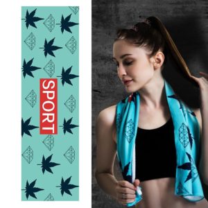 Fitness Cold Towel Outdoor Sports Cooling Quick-Drying Towel, Size: 100 x 30cm(Maple) (OEM)