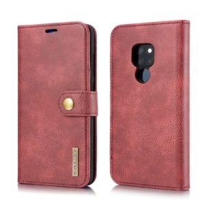 DG.MING Crazy Horse Texture Flip Detachable Magnetic Leather Case for Huawei Mate 20, with Holder & Card Slots & Wallet (Red) (DG.MING) (OEM)