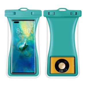 Small Waist Floating Airbag Mobile Phone Waterproof Bag TPU Mobile Phone Waterproof Bag(Blue) (OEM)