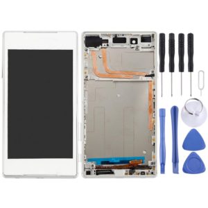 OEM LCD Screen for Sony Xperia Z5 Digitizer Full Assembly with Frame(White) (OEM)