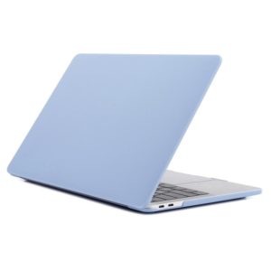 Laptop Matte Style Protective Case For MacBook Pro 16.2 inch A2485 2021 / 2023(New Actual Blue) (OEM)