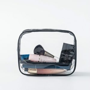 Transparent PVC Bags Travel Organizer Clear Makeup Bag Pouch Wash Bags(S) (OEM)