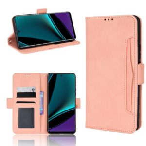 For Infinix Note 11 Pro Skin Feel Calf Pattern Leather Phone Case(Pink) (OEM)