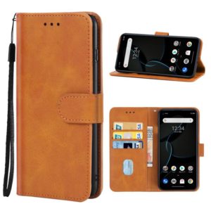 Leather Phone Case For ZTE Libero 5G(Brown) (OEM)