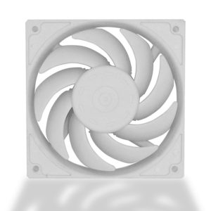 F120 Computer CPU Radiator Cooling Fan (White) (OEM)