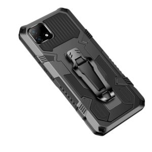 For OPPO Realme C21 / C20 Armor Warrior Shockproof PC + TPU Protective Case(Black) (OEM)