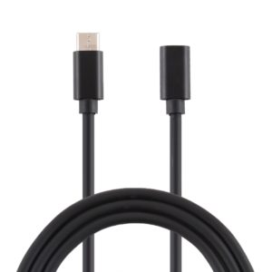 Type-C / USB-C Male to Female Power Adapter Charger Cable, Length: 1m(Black) (OEM)