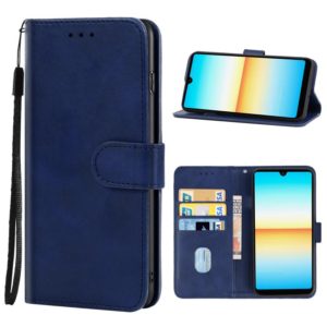 Leather Phone Case For Sony Xperia Ace III(Blue) (OEM)