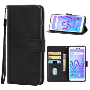 Leather Phone Case For Wiko Jerry 3(Black) (OEM)