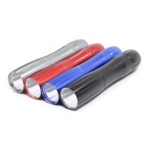 5 PCS Mini LED Strong Light Flashlight Household Outdoor Aluminum Alloy Keychain Flashlight Random Colour Delivery(Gift Box With Tail Rope) (OEM)