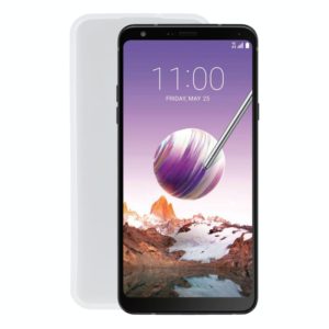 TPU Phone Case For LG Q Stylo 4(Pudding Transparent White) (OEM)