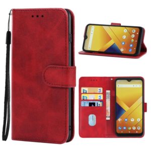 Leather Phone Case For Wiko Y81(Red) (OEM)