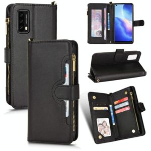 For Blackview A90 Litchi Texture Zipper Leather Phone Case(Black) (OEM)