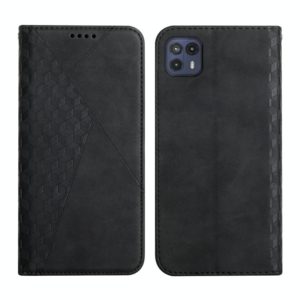 For Motorola Moto G50 5G Skin Feel Magnetic Leather Phone Case(Black) (OEM)