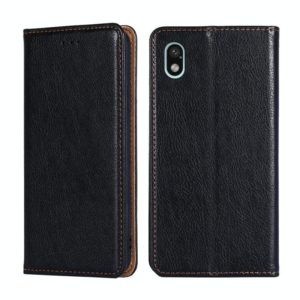 For Sony Xperia Ace III Gloss Oil Solid Color Magnetic Flip Leather Phone Case(Black) (OEM)