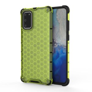 For Galaxy S20+ Shockproof Honeycomb PC + TPU Protective Case(Green) (OEM)