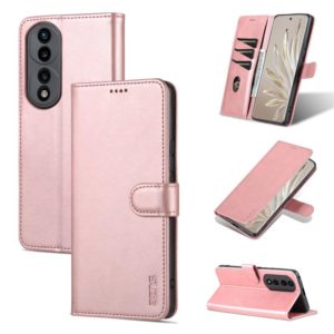 For Honor 70 Pro AZNS Skin Feel Calf Texture Flip Leather Phone Case(Rose Gold) (OEM)