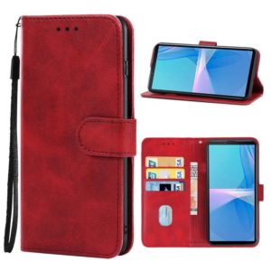 Leather Phone Case For Sony Xperia 10 III Lite(Red) (OEM)
