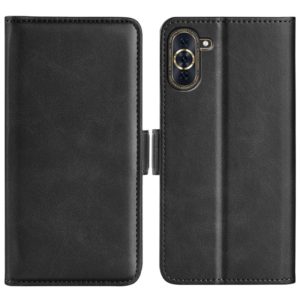 For Huawei Nova 10 Dual-side Magnetic Buckle Horizontal Flip Leather Phone Case(Black) (OEM)