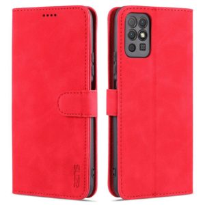 For Honor Play 5T Youth AZNS Skin Feel Calf Texture Horizontal Flip Leather Case with Card Slots & Holder & Wallet(Red) (AZNS) (OEM)