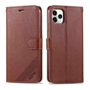 For iPhone 11 Pro Max AZNS Sheepskin Texture Horizontal Flip Leather Case with Holder & Card Slots & Wallet(Brown) (AZNS) (OEM)