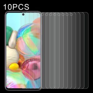 10 PCS 0.26mm 9H Surface Hardness 2.5D Explosion-proof Tempered Glass Non-full Screen Film For Samsumg Galaxy M55 / M54 / A71 / F54 (OEM)