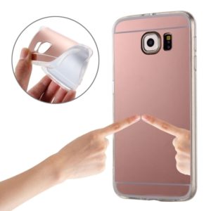 For Galaxy S7 / G930 Plating Mirror TPU Protective Case(Rose Gold) (OEM)