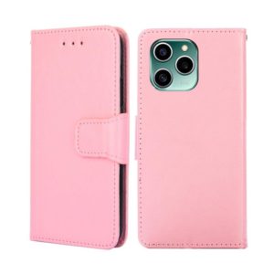 For Honor 60 SE Crystal Texture Leather Phone Case(Pink) (OEM)