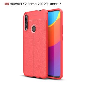 Litchi Texture TPU Shockproof Case for Huawei Y9 Prime 2019 / P smart Z(Red) (OEM)