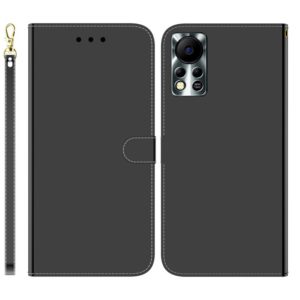 For Infinix Hot 11S NFC X6812B Imitated Mirror Surface Horizontal Flip Leather Phone Case(Black) (OEM)