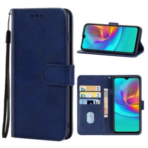 Leather Phone Case For Tecno Pop 4(Blue) (OEM)