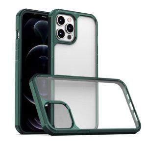 For iPhone 12 Pro Max TPU + PC Protective Case(Dark Green) (OEM)